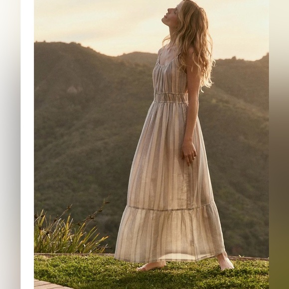 Pact Dresses & Skirts - Pact Coastal Cami Soft Striped Maxi Dress Size X-large